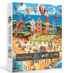 Sunny Beach Jigsaw Puzzle 1000 Pieces